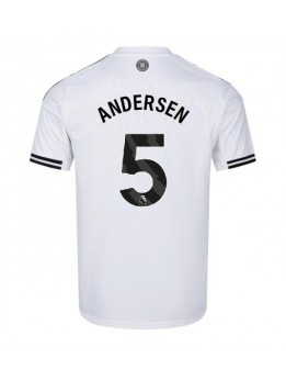 Billige Fulham Joachim Andersen #5 Hjemmedrakt 2025-26 Kortermet